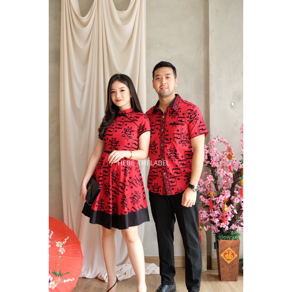 Dinar Cheongsam Chinese New Year Batik Set