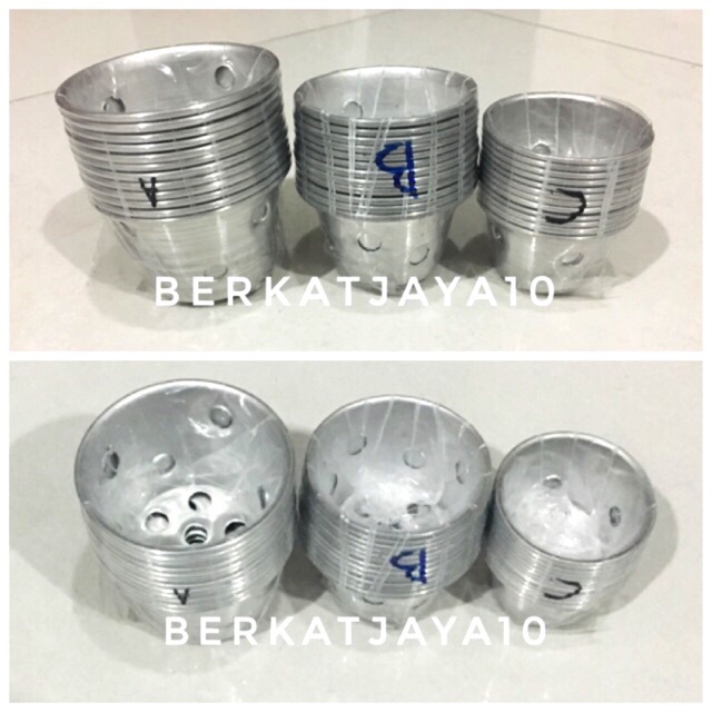 MURAH Cetakan TINGGI Bolu Kukus Aluminium Kualitas Bagus isi 12 pcs