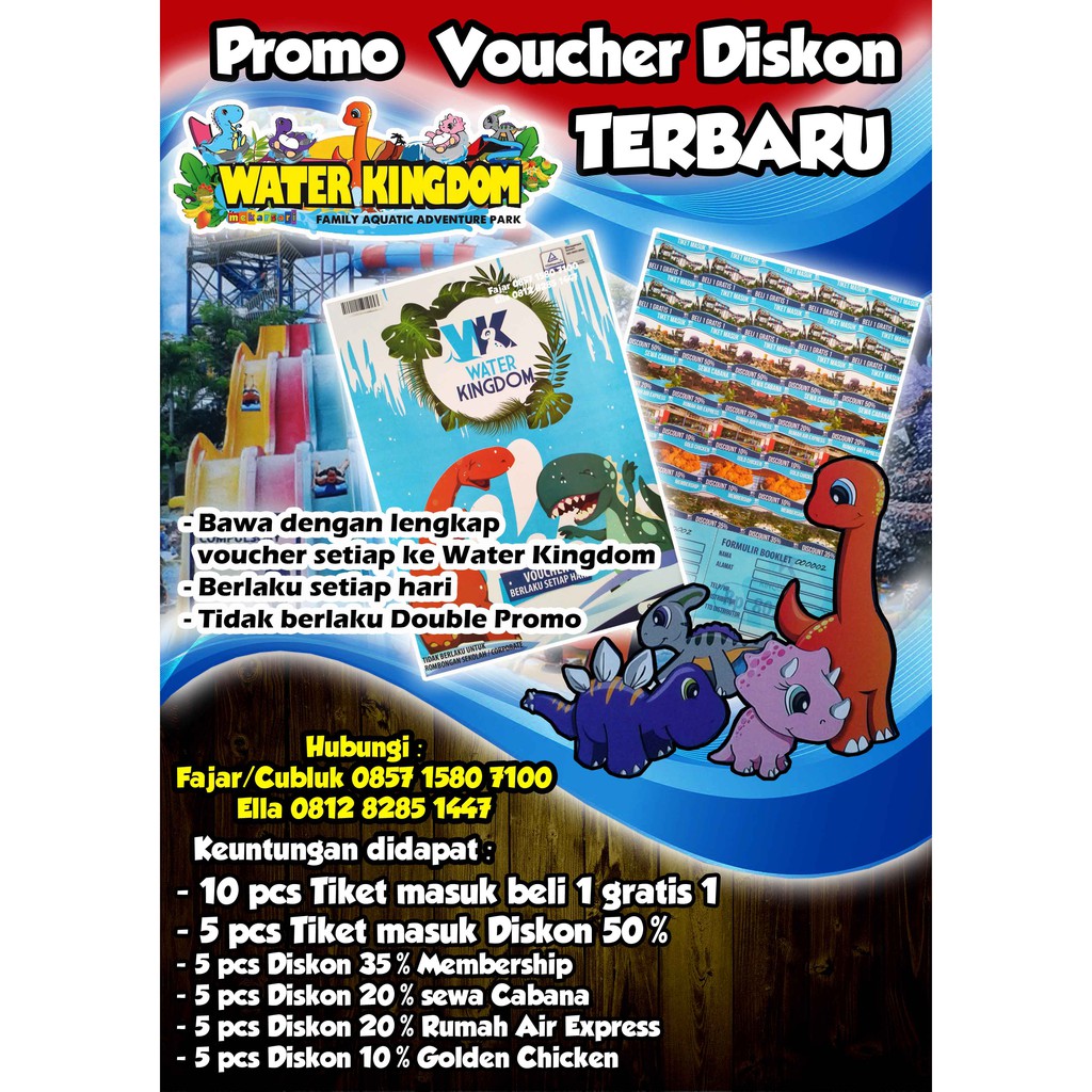 Voucher Diskon Tiket Masuk Water Kingdom