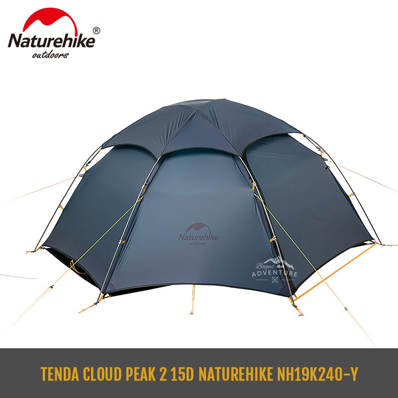 REJECT - TENDA CLOUD PEAK 2 15D NATUREHIKE NH19K240-Y Tenda 2 Orang