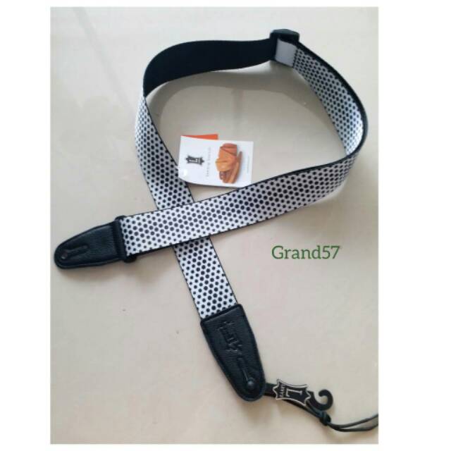 Strap gitar bass motif poly kulit print levys leather strap mps2-125