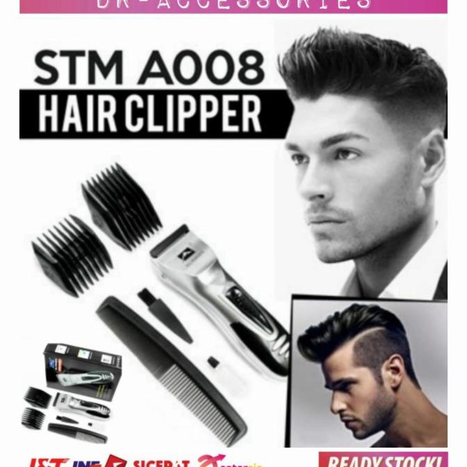 Hair Clipper Alat Potong Rambut Alat Cukur Hair Trimmer STM-A008 Star Seller Termurah