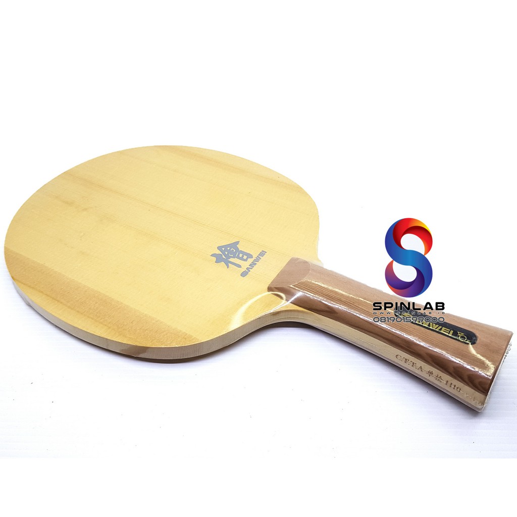 Kayu Bet Pingpong Tenis Meja SANWEI H10 H 10 Hinoki 1ply - FL
