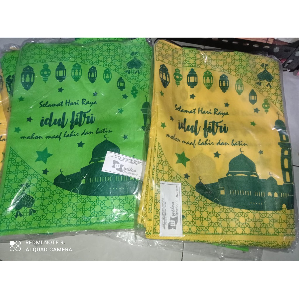 

Goodie Bag Tas Parcel Lebaran/ Goodie Bag Handle Idul Fitri uk 30*40*8/ Spunbond Lebaran