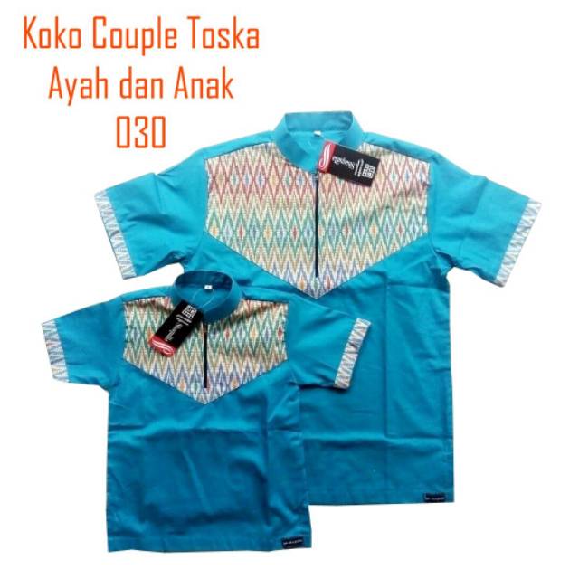 Koko Couple Ayah Anak/Family Set Ayah Anak/Koko Kembar Ayah anak/Baju Muslim Anak Ayah