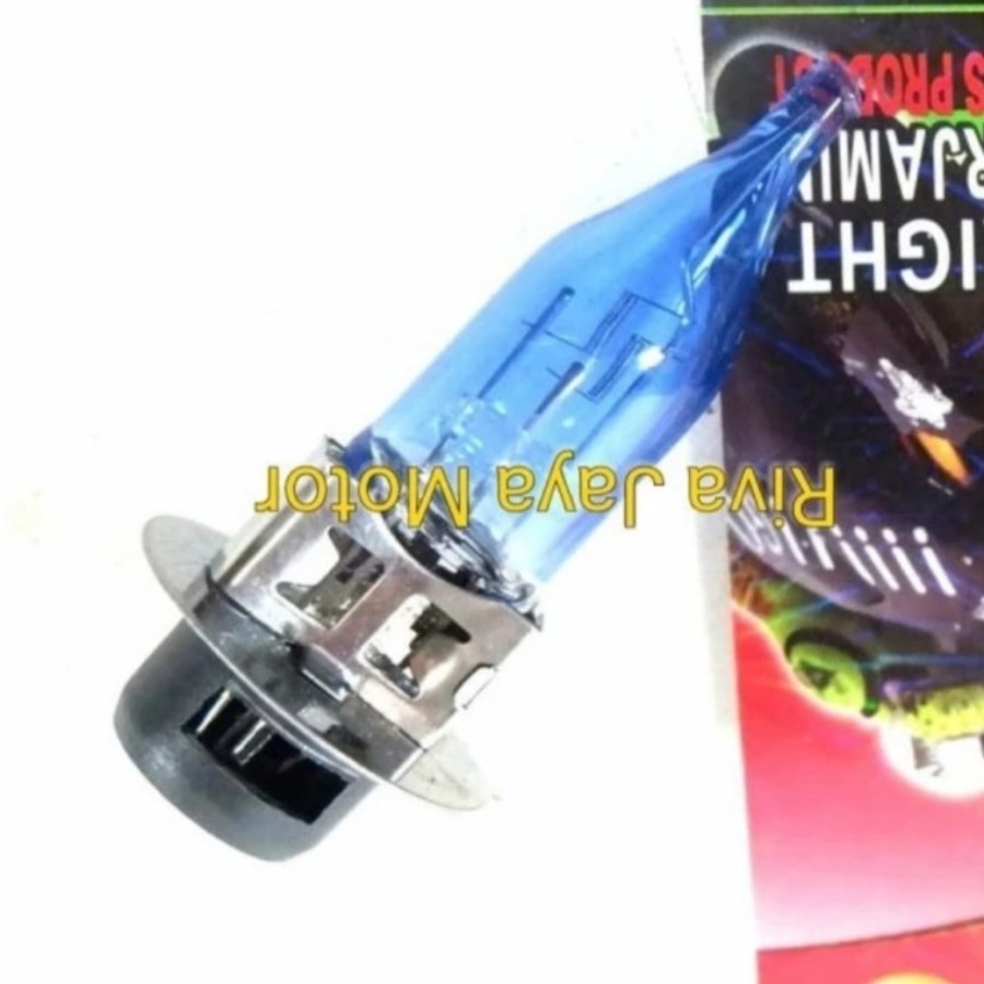 Bohlam Lampu Depan H5 H6 Biru Halogen Putih Supra X 125 Helm In