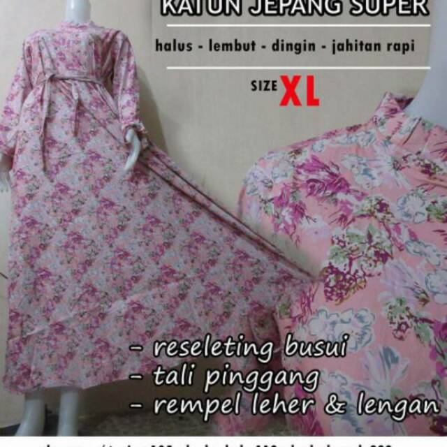 Gamis katun jepang ori