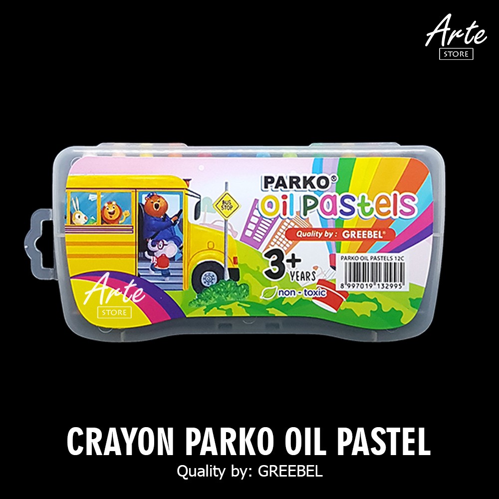 Crayon Parko Oil Pastel 12 Warna