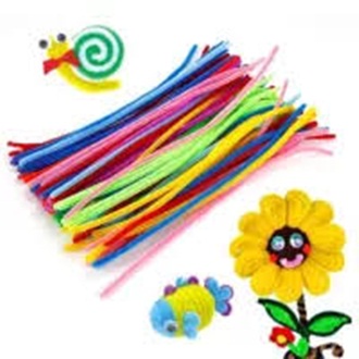 Kawat Bulu Mercy / Pipe Cleaner 3mm / Kawat Bulu Craft Mainan Anak