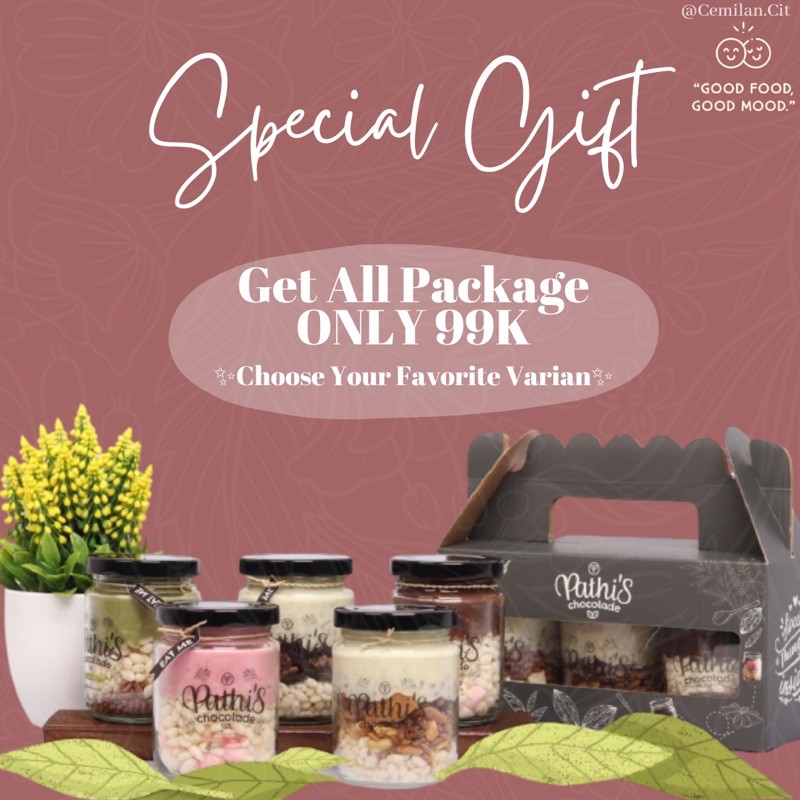 

HAMPERS Coklat jar KADO COKLAT ULANG TAHUN KADO GIFT BOX COKLAT Pathis Chocolade Cemilan.Cit