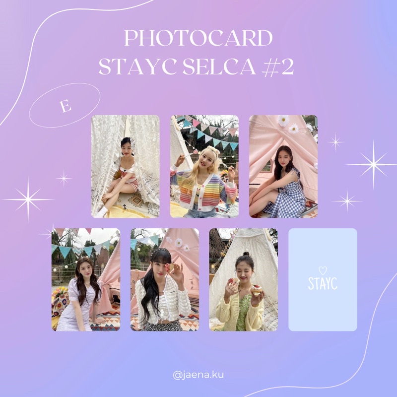 [STAYC] PHOTOCARD SELCA #2 STAYC ‼️BACA DESKRIPSI‼️