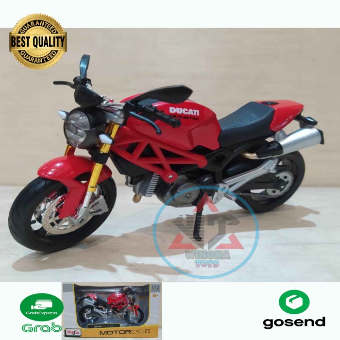 Maisto Motor DUCATI MONSTER 696 Skala 1:12