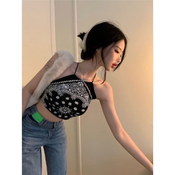 CASHA - ZEC OOTD Wanita Tanktop HIYA / Tanktop Davon / Tanktop Model Kekinian / Tanktop Slayer / Tan