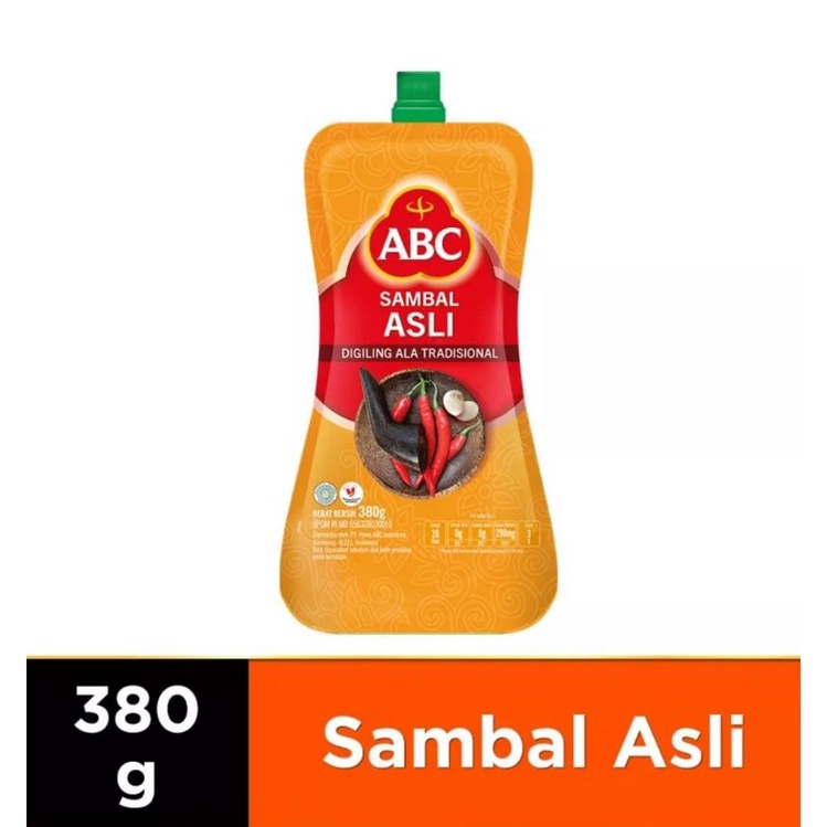 

ABC Saus Sambal Asli Pouch 380 gr