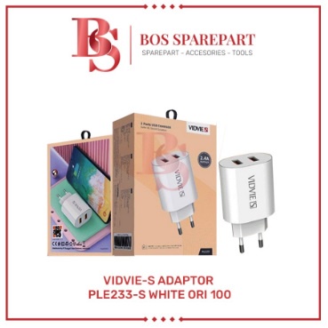 VIDVIE-S ADAPTOR PLE233-S WHITE ORIGINAL 100