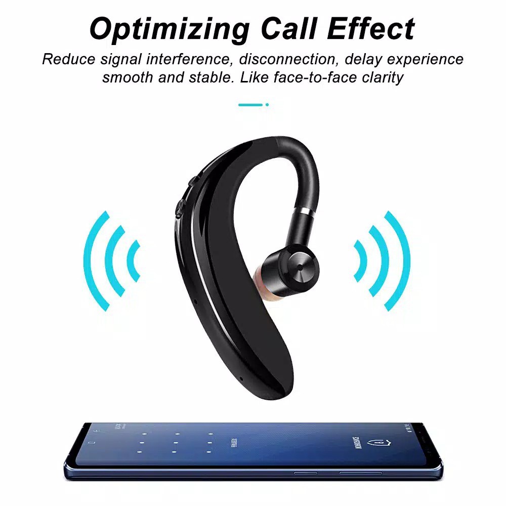 Headset Bluetooth S109 Murah Earphone Wirelles Cocok Untuk Hp Oppo Vivo Realme Xiaomi Samsung Full Bass Gaming