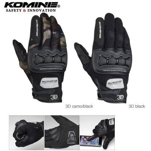 Sarung Tangan Motor Gloves Komine GK 215 ORIGINAL GK215 GK-215 Full Protector