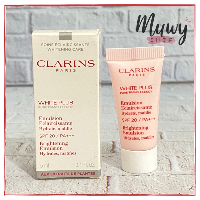 Clarins White Plus Brightening Emulsion SPF 20/PA+++ 5ml