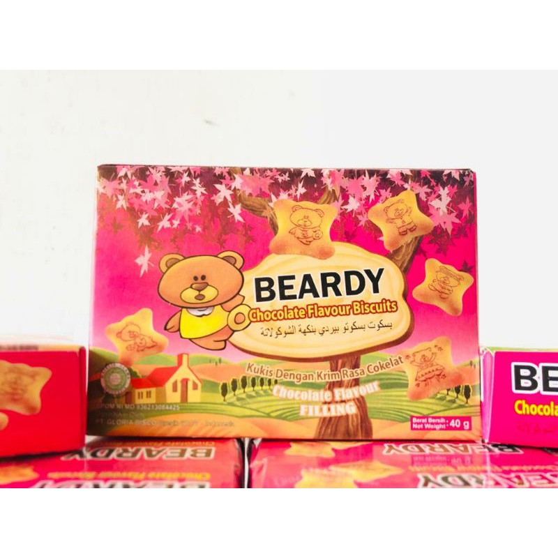 Beardy Biskuit Coklat Hello Panda Cemilan Anak Murah 40gr