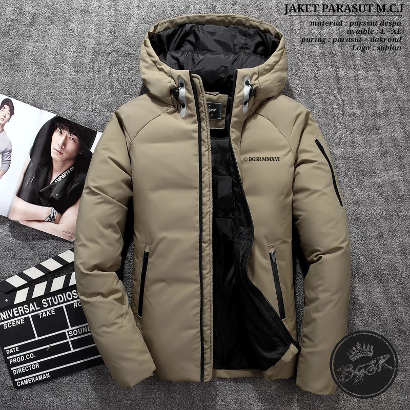 Jaket Parasut M.C.I Original BGSR / Jaket Parasit ANTI AIR / Jaket Outdoor Waterproof Jaket Kembung