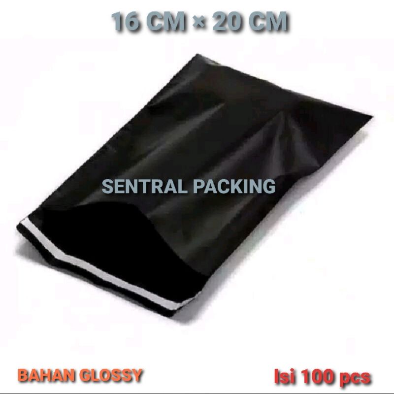 

PLASTIK POLYMAILER LDPE (SUPER GLOSSY) 16cm× 20cm/ pack (100pcs)