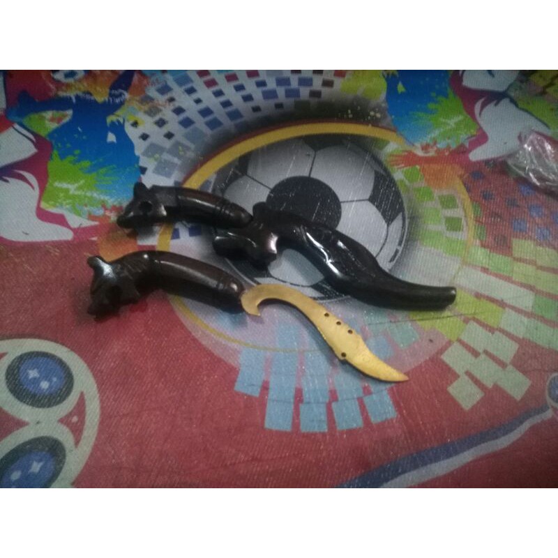 COD hiasan meja kujang mini kuningan khas jawa barat