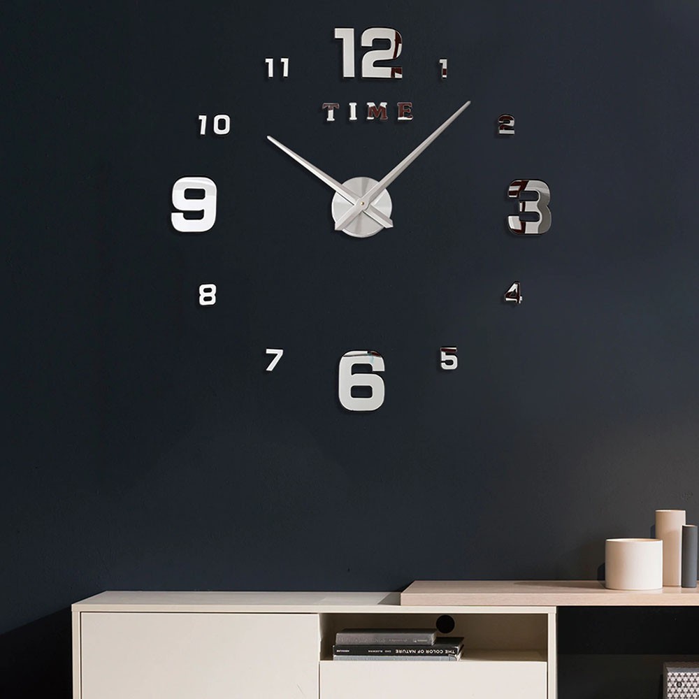 Jam Dinding Besar Glow In The Dark / Jam Dinding Besar DIY Giant Wall Clock Quartz Glow in The Dark