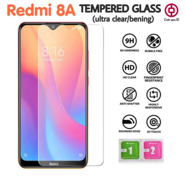 Tempered glass REDMI 9 / 9T / 9A /9C / 8 / 8A / 8A PRO - anti gores kaca redmi xiomi temper glass