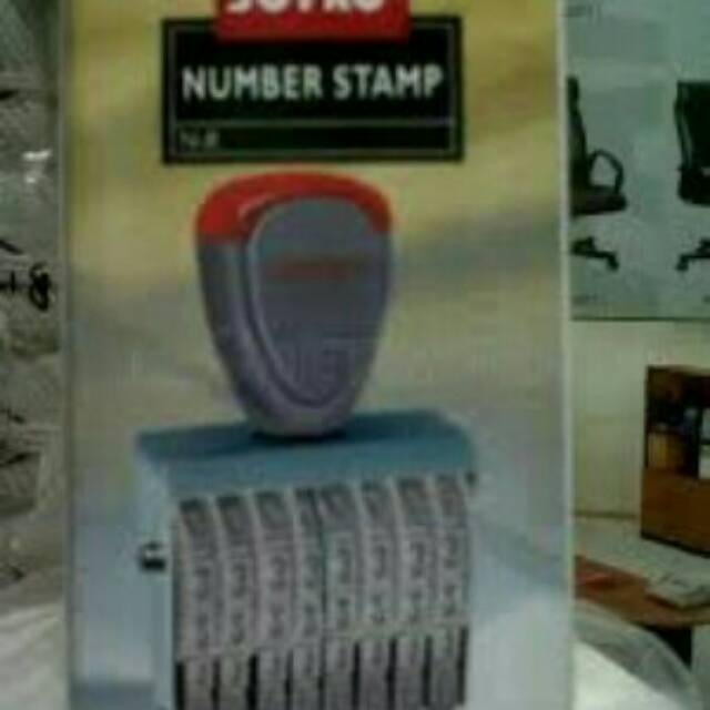 

stampel angka/nomor