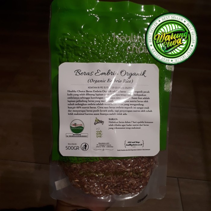 

Healthy choice beras embrio organik - organic rice embrio 500 gram