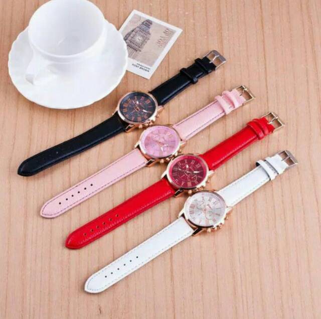 JAM TANGAN GENEVA SIMPLE ELEGANT