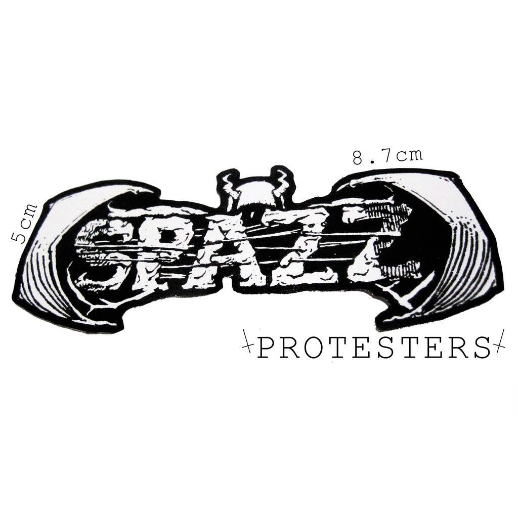 STICKER BAND POWER VIOLENCE SPAZZ