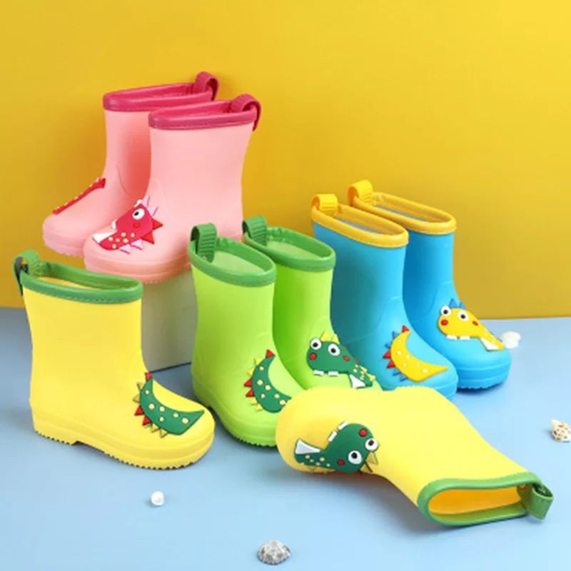 DINOSAUR Rain BOOTS Sepatu boot anak anti air top good ok