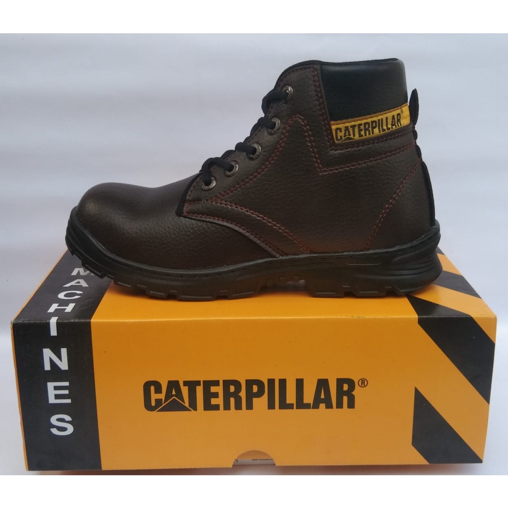 Sepatu Safety Boot Pria Sneaker Caterpillar Septi But Sepatu Bot Septi Sepatu Sevti Pria Proyek Kerja Out Door ujungbesi