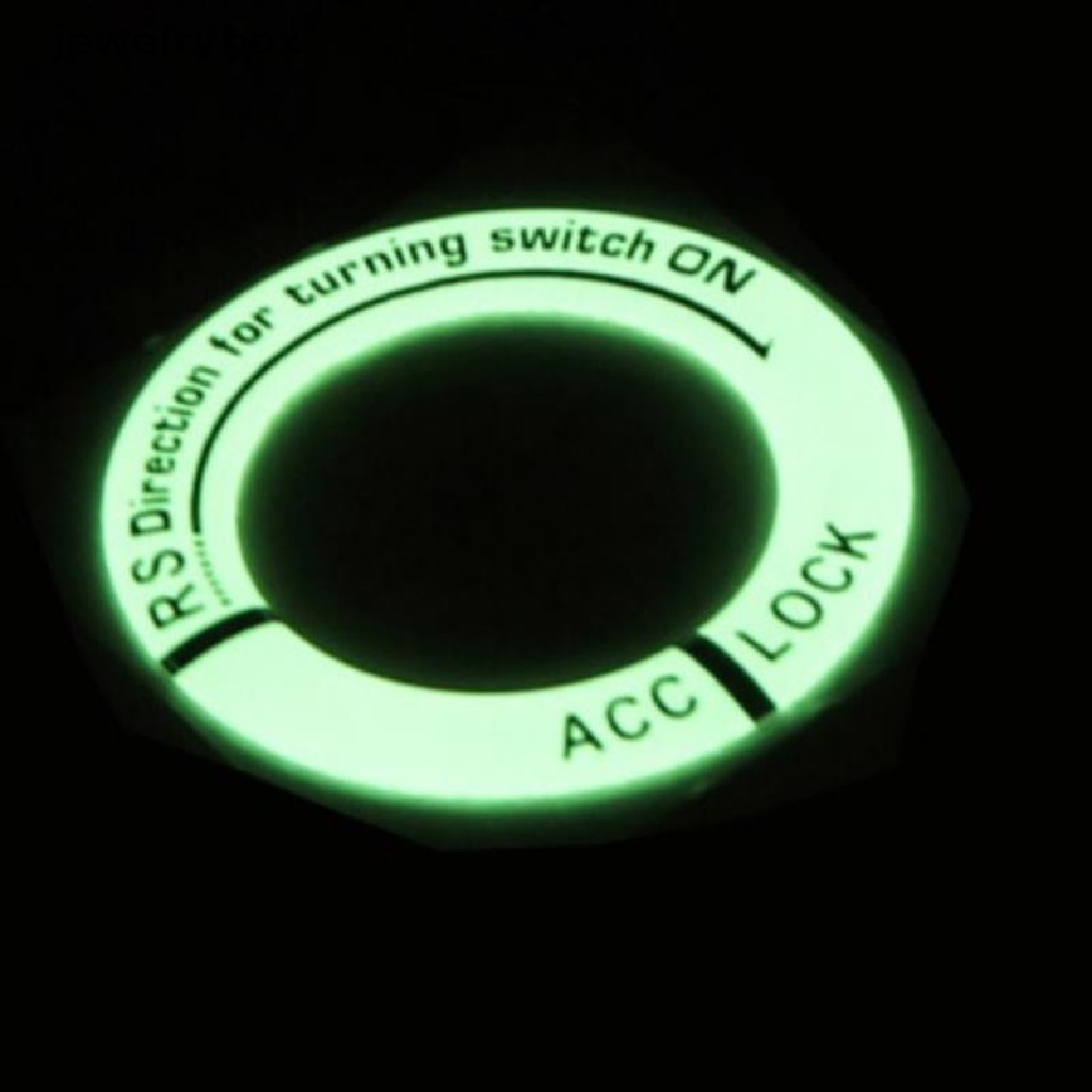 (Box) Stiker Decal 3d Luminous Untuk Saklar Starter Mobil / Motor