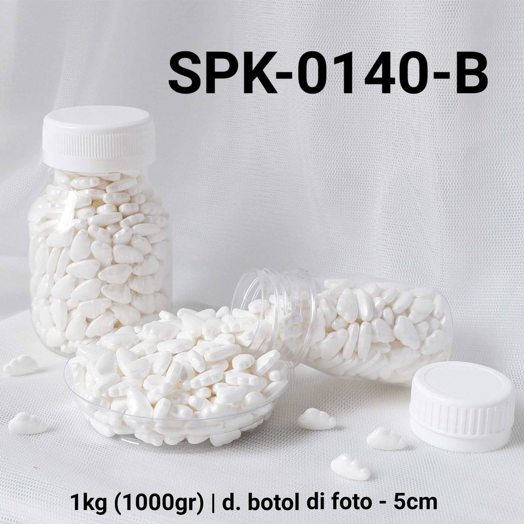 

SPK-0140-B Sprinkles sprinkle sprinkel 1kg 1 kg kilo awan cloud putih yamama baking grosir murah sprinkles cake dekorasi mutiara trimit decoration story sprinklestory sprinklesstory sprinkle story yamama baking