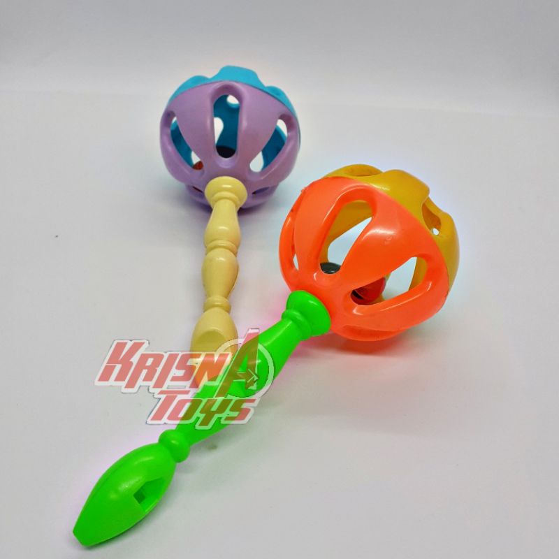 MAINAN KRINCINGAN BAYI/BABY TOYS RATTLE/KRINCINGAN BUNYI isi 2pcs