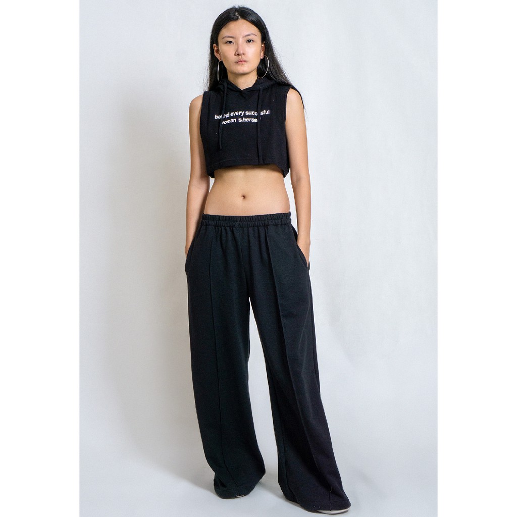 OCWA BEY FLARE SWEATPANTS BLACK