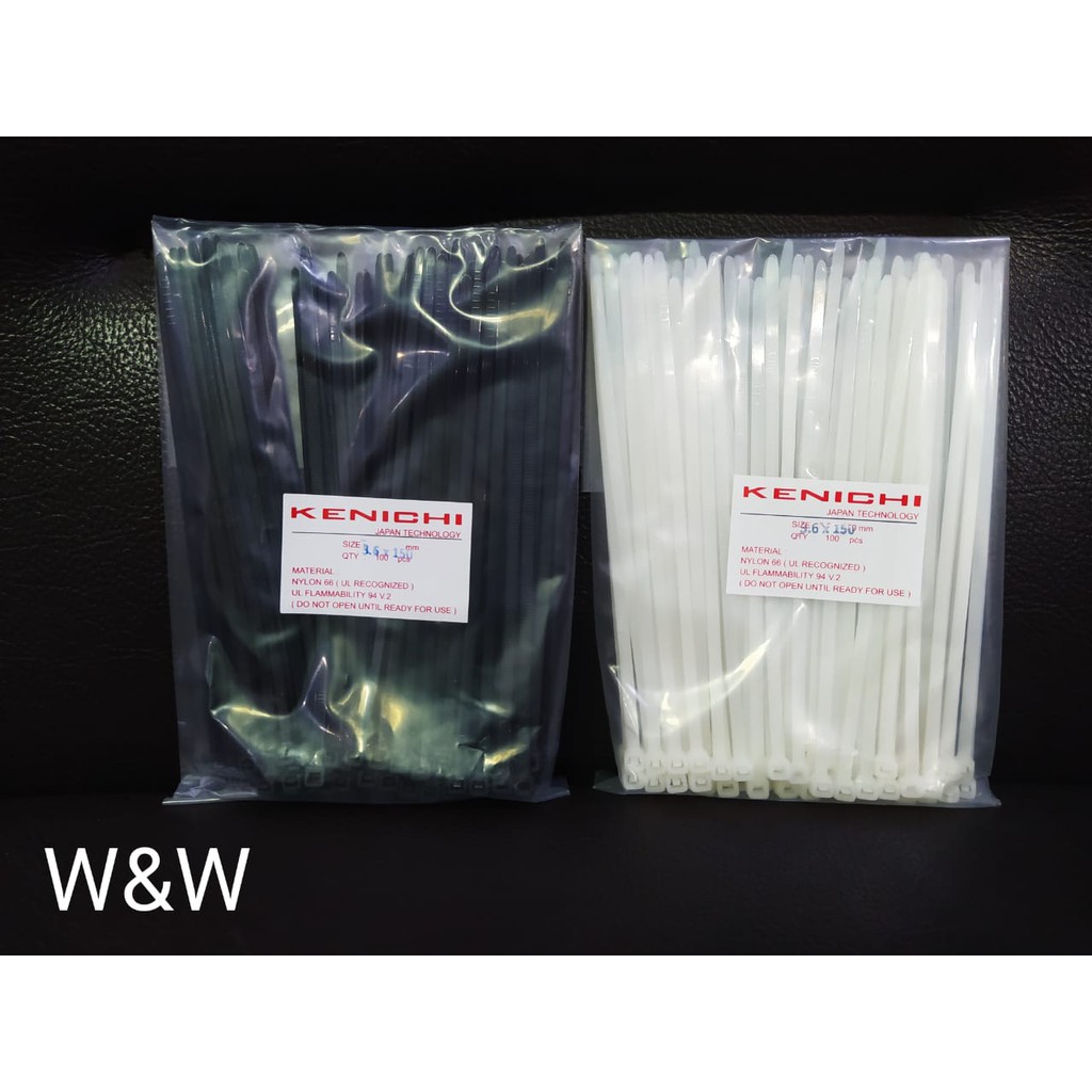 Kenichi Cable Ties (Kabel Ties) 3,6 x 150 / 3.6 x 150