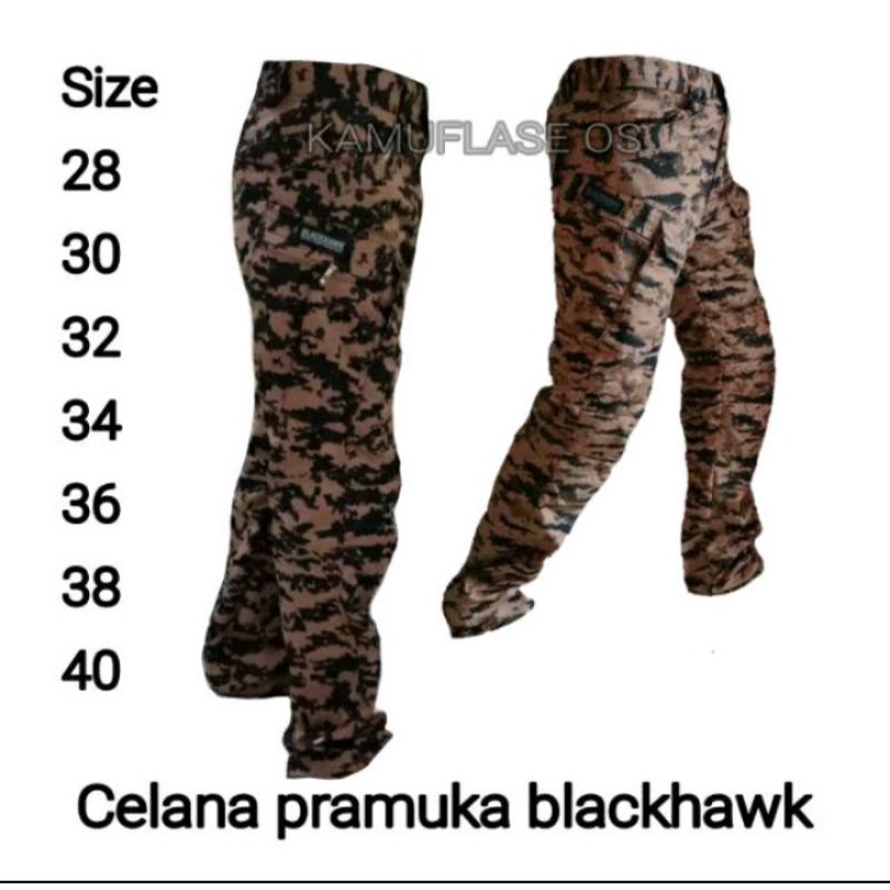 celana tactical loreng pramuka