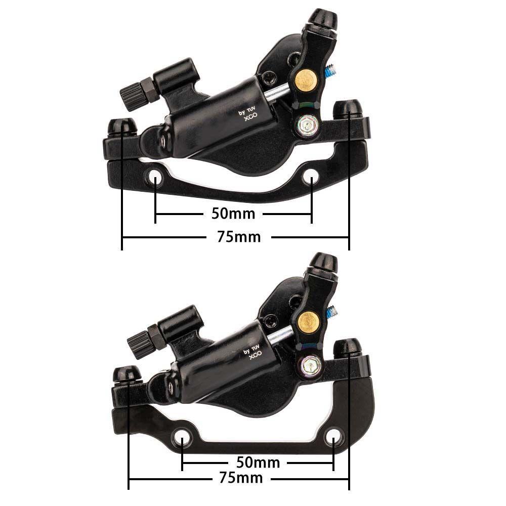 Lanfy Kaliper Rem Oli Sepeda Penjepit Rem Oli Depan Belakang Kontrol Kabel Rem Tuas Paduan Aluminium Sepeda Aceessories Oil Disc Bike Parts