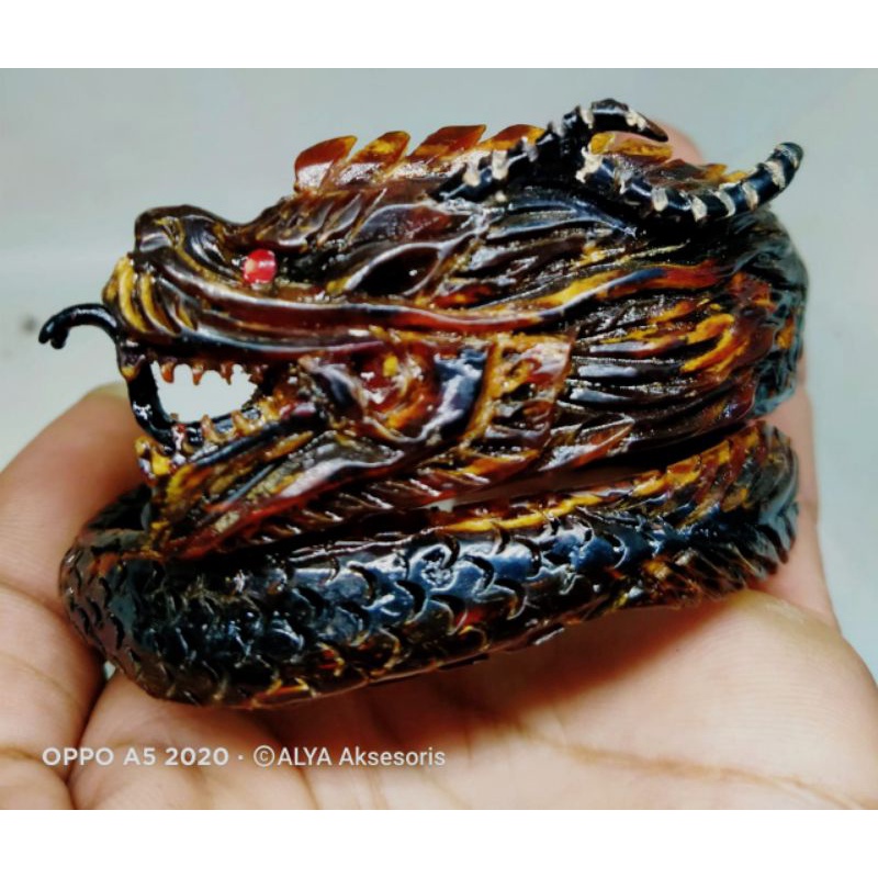 AKAR BAHAR MERAH FULL UKIR NAGA