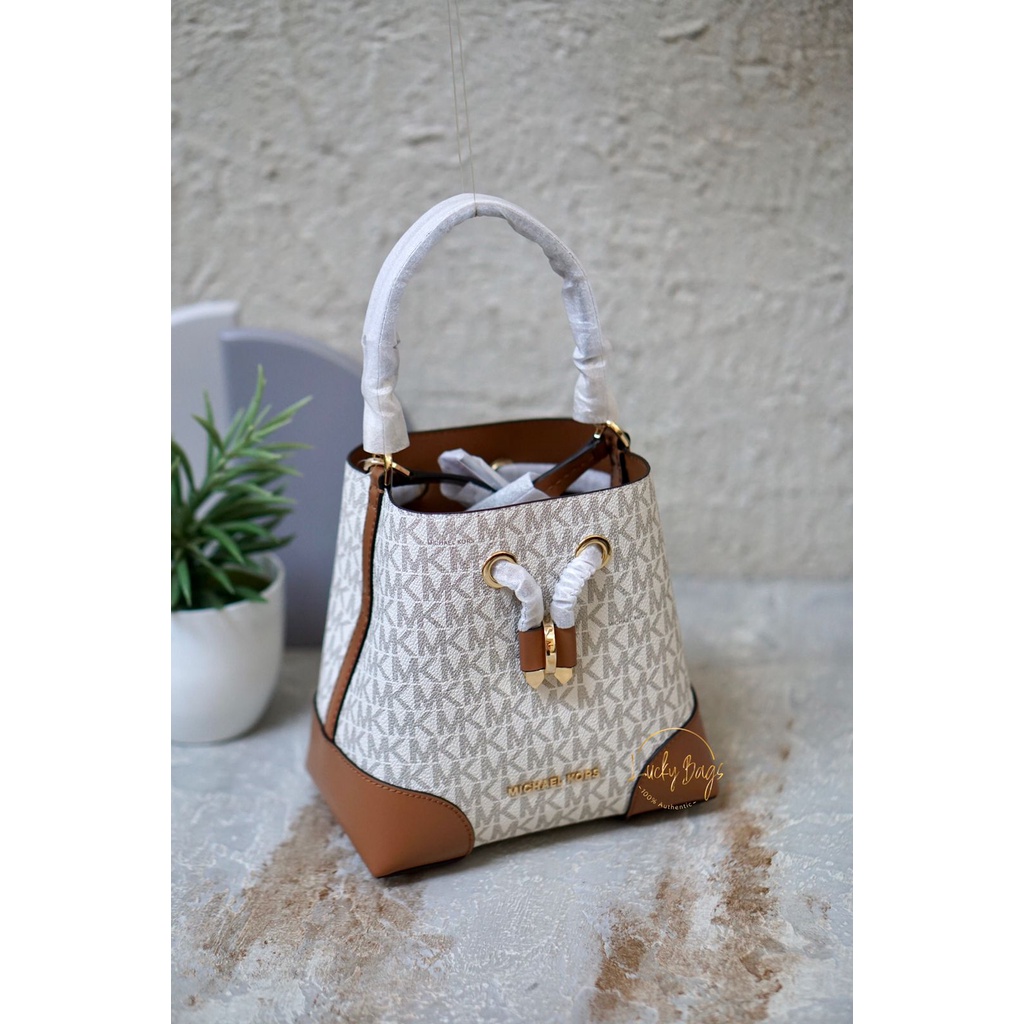 tas mk original/michael kors Mercer gallery xs conv bucket xbody