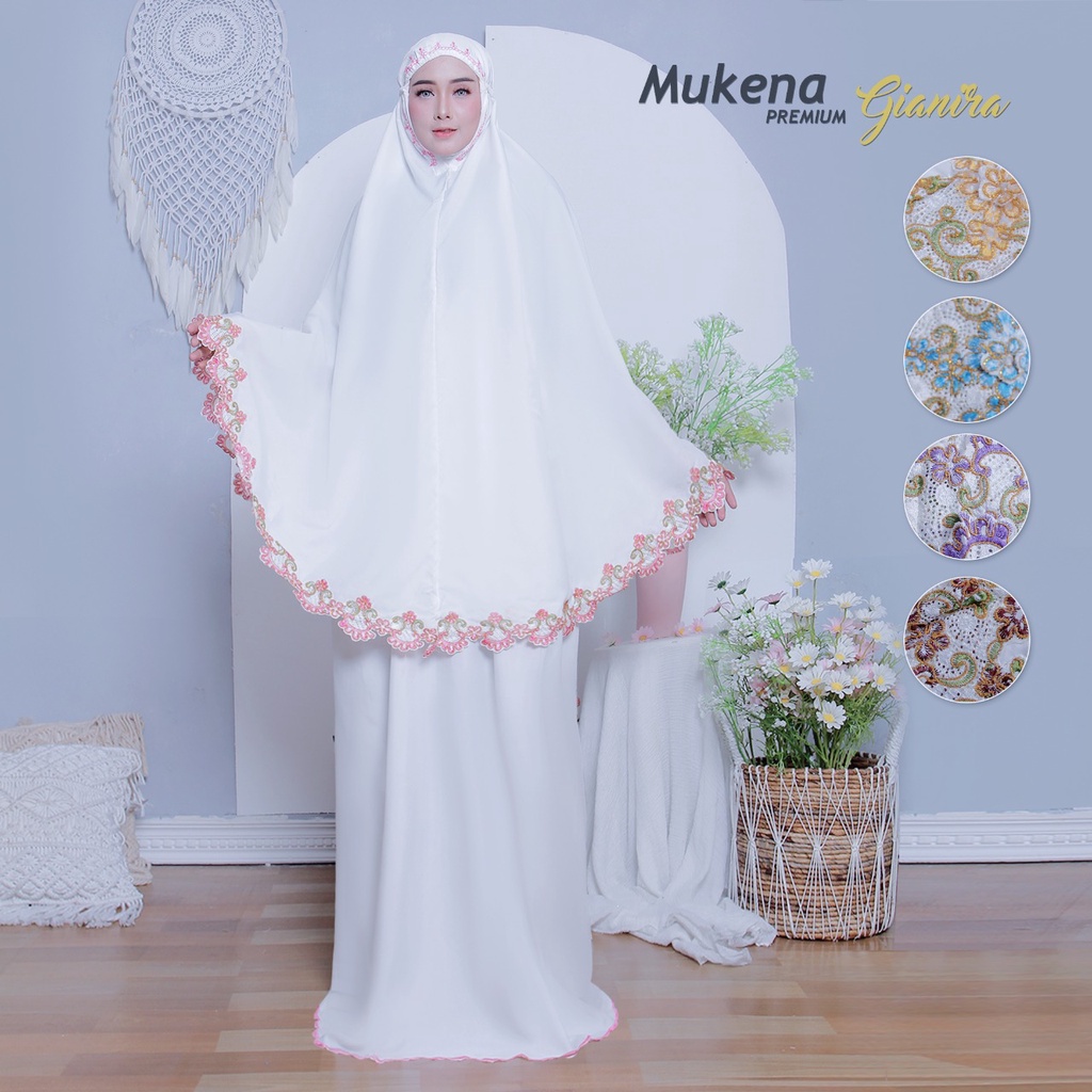 MUKENA GIANIRA DEWASA BAHAN KATUN