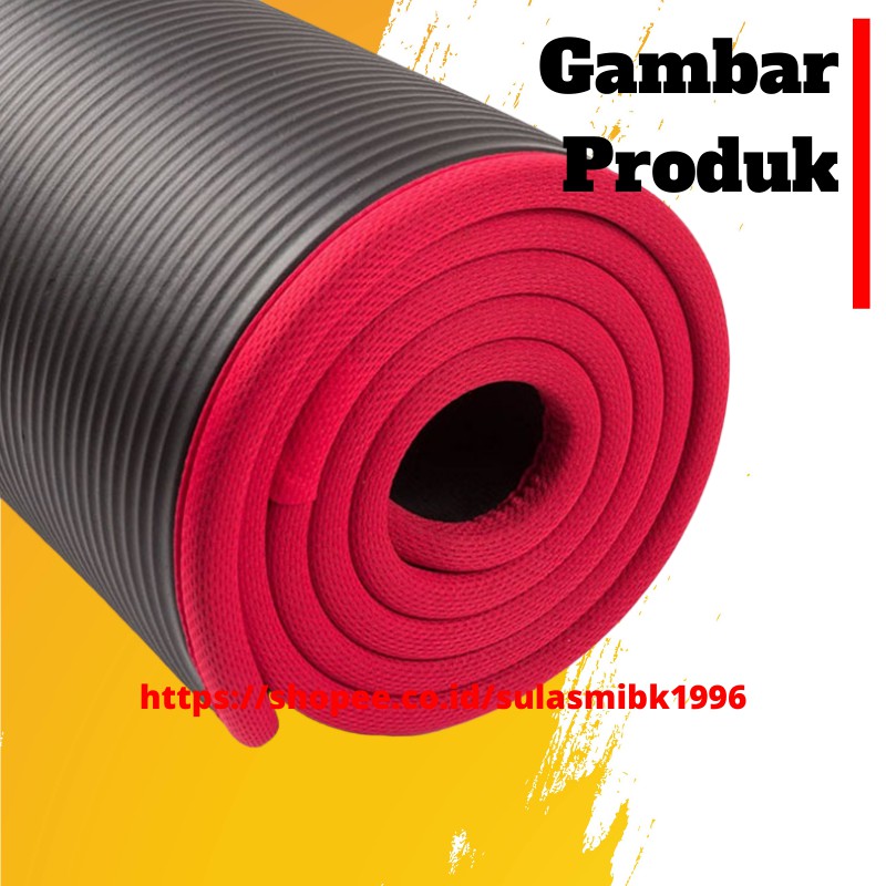 Alas Yoga Anti Slip Matras Yoga Home Gym Perlengkapan Olahraga Yoga Mat Double Layer