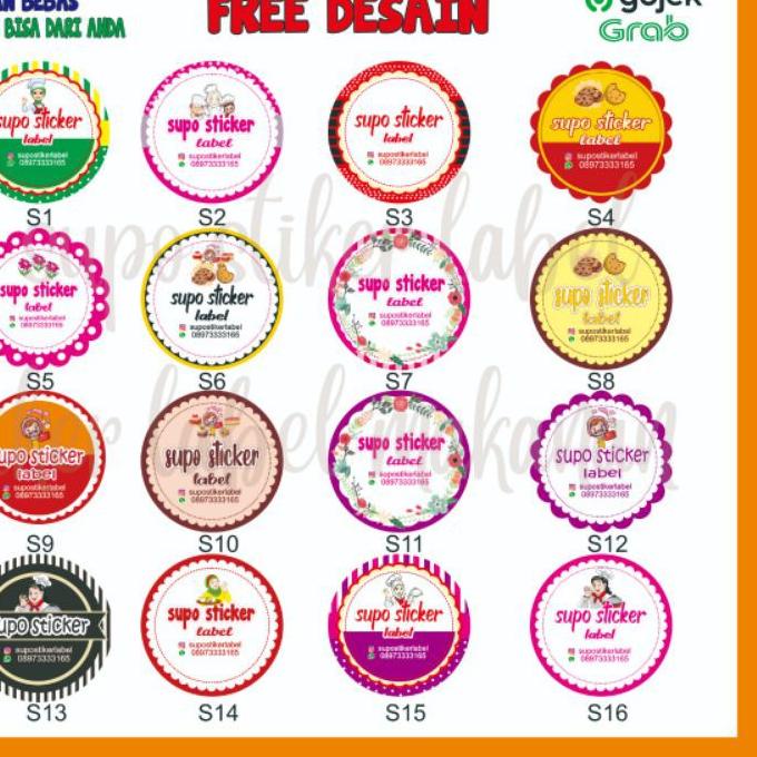 

MALL CETAK STIKER PRODUK / STIKER MAKANAN / STIKER KEMASAN STIKER KUE / BAHAN CROMO A3+ NON WATERP