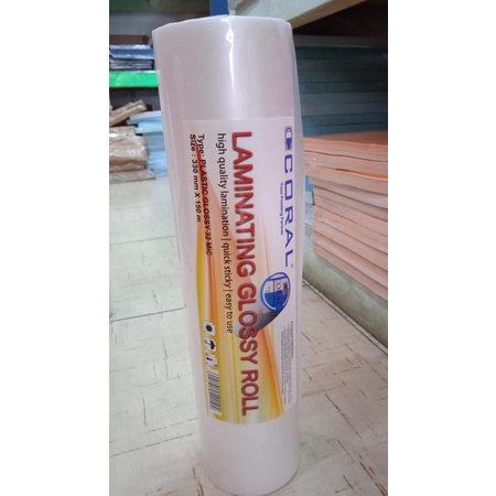 

Plastik Laminating Roll Coral Glossy 330