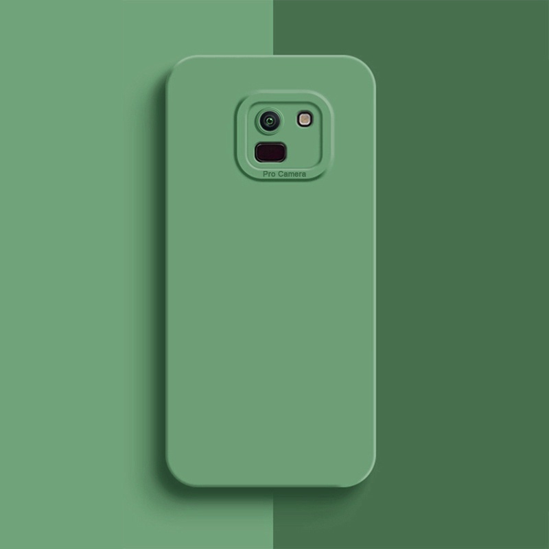 SILIKON CAIR ASLI RESMI CASE SAMSUNG GALAXY A8 2018 COVER TAHAN GUNCANGAN SOFTCASE CASING