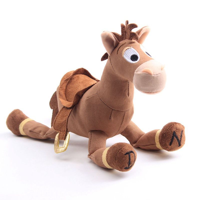 【Ready Stock】25cm Toy Story Soft Plush Stuffed Bullseye Woody Jessie Horse Cute Doll Kids Toy