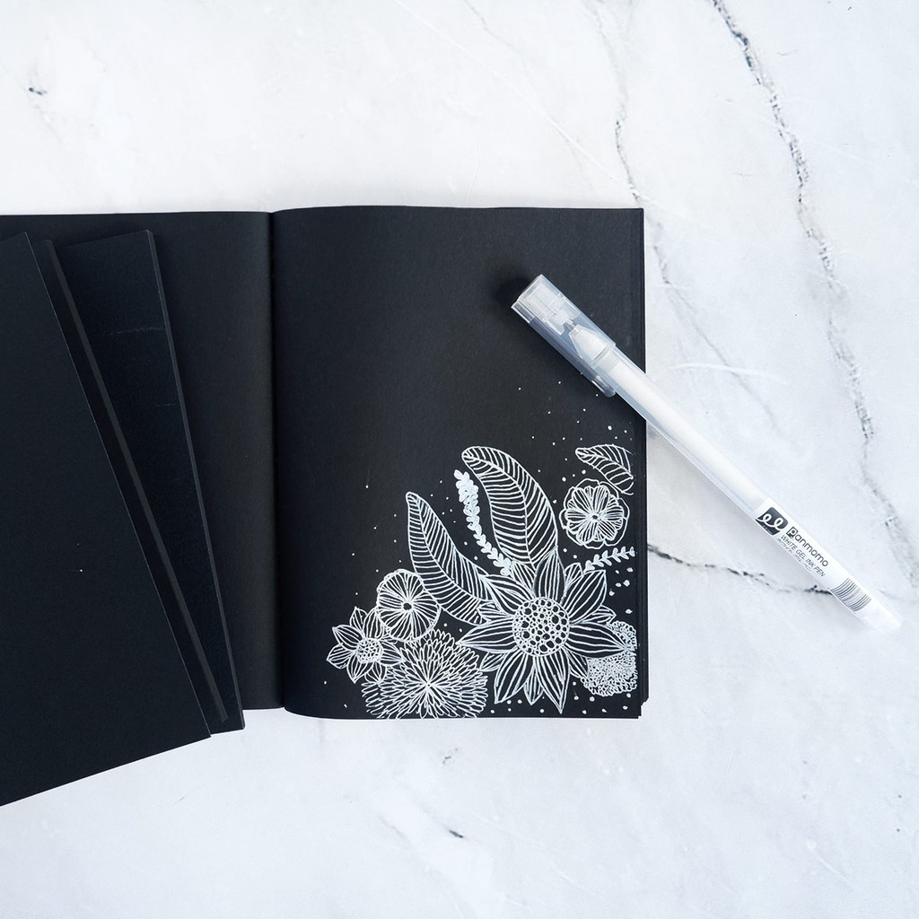 

Panmomo Black Paper Pocket Notes Kertas Hitam Journal Travel Jurnal Buku Catatan
